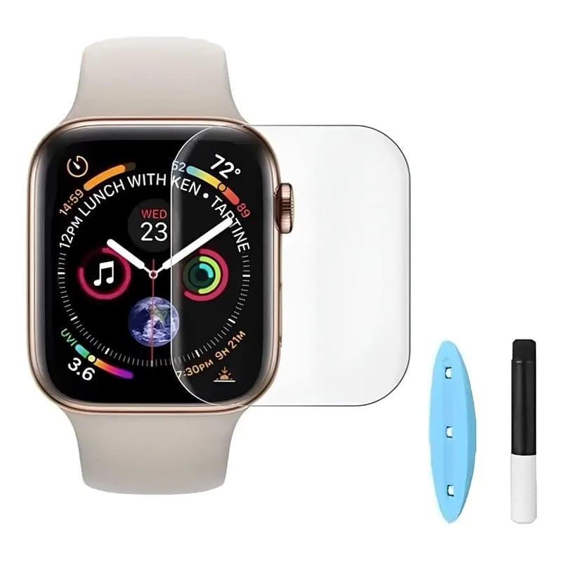 Película De Vidro Cola Líquida Uv Para Apple Watch 42mm